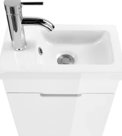 welltime Badmöbel-Set »Lund Gästebad Gästebadezimmmer Set Gäste-WC Waschplatzset«