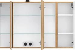 welltime Badmöbel-Set »MAILAND, 2 Metall-Vollauszüge mit Softclose« Maße (B/H/T): ca. 105/200/47 cm,