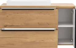 welltime Badmöbel-Set »MAILAND, 2 Metall-Vollauszüge mit Softclose« Maße (B/H/T): ca. 105/200/47 cm,