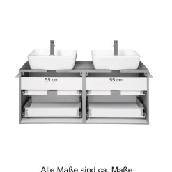 welltime Badmöbel-Set »Malibu« Set, 2 Stk. tlg.