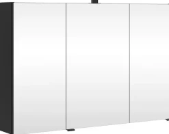 welltime Badmöbel-Set »SALVADA, 2tlg-Set, gedämpfte Scharniere, Softclose, Keramikbecken« Maße (B/T/H): 100/47,5/200 cm,