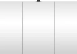 welltime Badmöbel-Set »SALVADA, 2tlg-Set, gedämpfte Scharniere, Softclose, Keramikbecken« Maße (B/T/H): 100/47,5/200 cm,