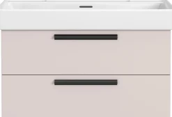 welltime Badmöbel-Set »SALVADA, 5tlg-Set, gedämpfte Scharniere, Softclose, Keramikbecken« Maße (B/T/H): 180/47,5/200 cm,