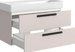 welltime Badmöbel-Set »SALVADA, 5tlg-Set, gedämpfte Scharniere, Softclose, Keramikbecken« Maße (B/T/H): 180/47,5/200 cm,