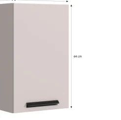 welltime Badmöbel-Set »SALVADA, 5tlg-Set, gedämpfte Scharniere, Softclose, Keramikbecken« Maße (B/T/H): 180/47,5/200 cm,