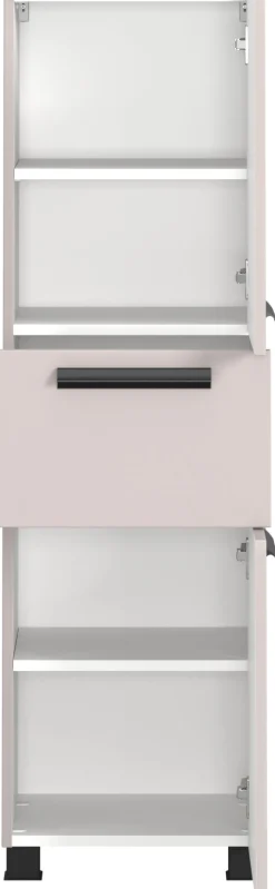 welltime Badmöbel-Set »SALVADA, 5tlg-Set, gedämpfte Scharniere, Softclose, Keramikbecken« Maße (B/T/H): 180/47,5/200 cm,