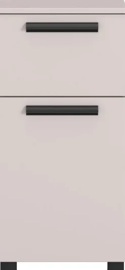 welltime Badmöbel-Set »SALVADA, 5tlg-Set, gedämpfte Scharniere, Softclose, Keramikbecken« Maße (B/T/H): 180/47,5/200 cm,