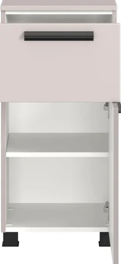 welltime Badmöbel-Set »SALVADA, 5tlg-Set, gedämpfte Scharniere, Softclose, Keramikbecken« Maße (B/T/H): 180/47,5/200 cm,