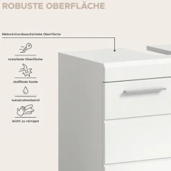 welltime Badmöbel-Set »SIENA, 4 teilig, bestehend aus:« Set, TOPSELLER!, 4 Stk. tlg.