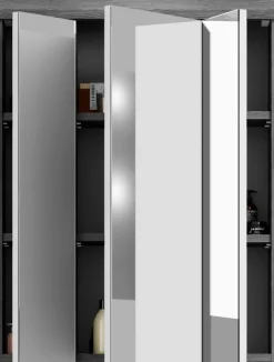 welltime Badmöbel-Set »SIENA, 5 teilig, inklusive LED Beleuchtung, bestehend aus:« Set, TOPSELLER!, 5 Stk. tlg.