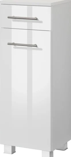 welltime Badmöbel-Set »Trento, Badezimmer-Set, Waschbeckenunterschrank, Hängeschrank« 4 Stk. tlg.