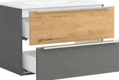 welltime Badmöbel-Set »TRIENT, Set: Spiegelschrank und Waschtisch« 2 Stk. tlg.