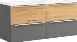 welltime Badmöbel-Set »TRIENT, Set: Spiegelschrank und Waschtisch« 2 Stk. tlg.