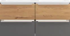 welltime Badmöbel-Set »TRIENT, Set: Spiegelschrank und Waschtisch« 2 Stk. tlg.