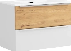 welltime Badmöbel-Set »TRIENT, Set: Spiegelschrank und Waschtisch« 2 Stk. tlg.