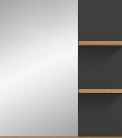 welltime Badspiegel »REHAT, Breite 63 cm, mit 3 Ablageböden, hochwertiges Spiegelglas« Badmöbel, Spiegel, Wandspiegel, Bad, Badezimmer