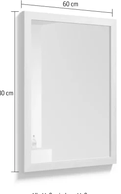 welltime Badspiegel »Rustic« Breite 60 cm, FSC®-zertifiziert