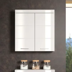 welltime Hängeschrank »Avena« Badschrank breit mit verstellbaren Böden - Maße (B/T/H) 73/23/77 cm
