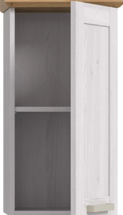 welltime Hängeschrank »COSENZA, Breite 39cm, 1 Tür, 1 Einlegeboden, 2 Fächer« in Landhausoptik, mit weiteren Artikel der Serie kombinierbar, 1 Stk. tlg. Hängeschrank, Bad, Badezimmerschrank
