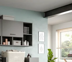 welltime Hängeschrank »FALAS,Breite 95cm, 1 Klappe, 5 Fächer« in verschiedenen Farben erhältlich, 1 Stk. tlg. Schrank, Wandschrank, Badschrank, Wäscheschrank