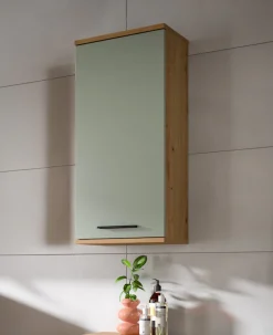 welltime Hängeschrank »LUCCA, Breite 35cm, 1 Tür (TA wechselbar), 2 Einlegeböden« Badmöbel, Badschrank, Schrank, Wandschrank, Bad, Badezimmer