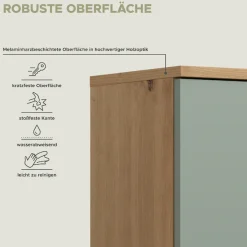 welltime Hängeschrank »LUCCA, Breite 35cm, 1 Tür (TA wechselbar), 2 Einlegeböden« Badmöbel, Badschrank, Schrank, Wandschrank, Bad, Badezimmer