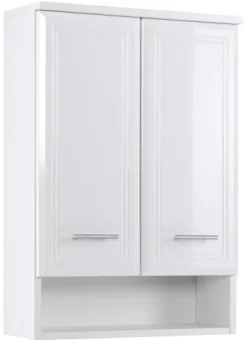 welltime Hängeschrank »Neapel« Breite 50 cm, mit Hochglanzfronten und eleganter Fräsung