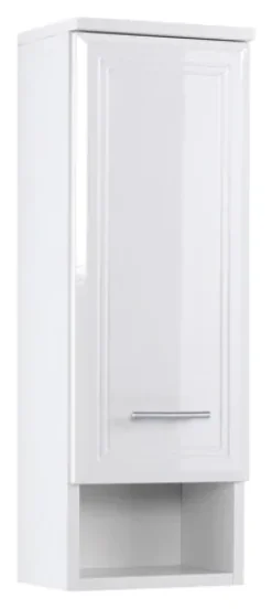 welltime Hängeschrank »Neapel« Breite 25 cm, mit Hochglanzfronten und eleganter Fräsung