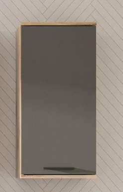 welltime Hängeschrank »Riga, Breite 37cm, 1 Tür (Türanschlag wechselbar), 1 Einlegeböden« Badmöbel, Badschrank, Schrank, Wandschrank, Bad, Badezimmer