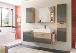 welltime Hängeschrank »Riga, Breite 37cm, 1 Tür (Türanschlag wechselbar), 1 Einlegeböden« Badmöbel, Badschrank, Schrank, Wandschrank, Bad, Badezimmer