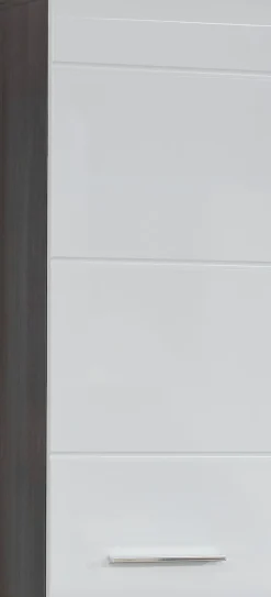 welltime Hängeschrank »Sovana« Badezimmerschrank mit 2 Fächern in Weiß - (B/T/H) 30/24/77 cm