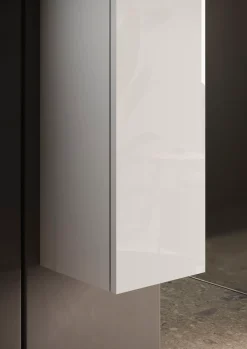 welltime Hängeschrank »Start, 1 Tür, Höhe 138 cm,« Breite 26 cm, Bad, Flur in Weiß Hochglanz Lack