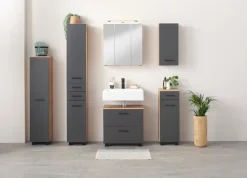 welltime Hängeschrank »Trento, verschiedene Ausführungen und Farben« Badmöbel, Breite 30 cm, 1 Tür, 2 Einlegeböden, Made in Germany