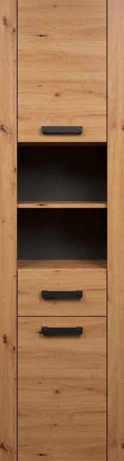 welltime Hochschrank »Ambres« 1 Stk. tlg. Hochschrank mit Soft-Close Funktion - (B/T/H) 53/35/196 cm
