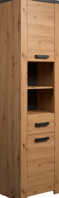 welltime Hochschrank »Ambres« 1 Stk. tlg. Hochschrank mit Soft-Close Funktion - (B/T/H) 53/35/196 cm