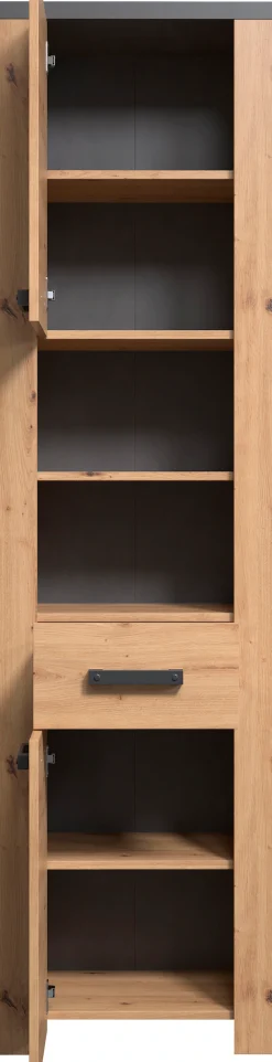 welltime Hochschrank »Ambres« 1 Stk. tlg. Hochschrank mit Soft-Close Funktion - (B/T/H) 53/35/196 cm
