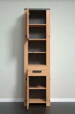 welltime Hochschrank »Ambres« 1 Stk. tlg. Hochschrank mit Soft-Close Funktion - (B/T/H) 53/35/196 cm