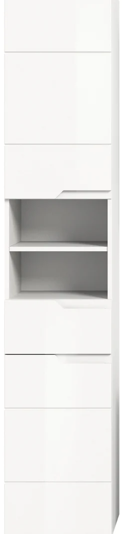 welltime Hochschrank »CAPRI, Höhe 193 cm, 2 Türen mit Soft-Close-Funktion, 1 Schubkasten« Mehrzweckschrank, Universalschrank, Badschrank, Badhochschrank