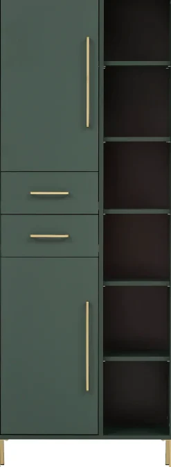 welltime Hochschrank »Kent, Hochschrank, Made in Germany, B: 67 cm« Solide Verarbeitung - Dieses Produkt ist in Deutschland gefertigt