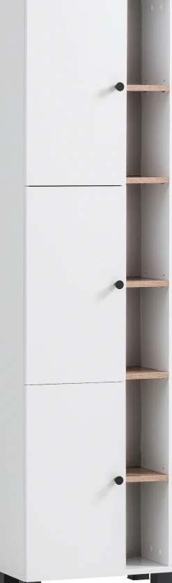welltime Hochschrank »Lugo, Hochschrank, Made in Germany, B: 45 cm« Solide Verarbeitung - Dieses Produkt ist in Deutschland gefertigt