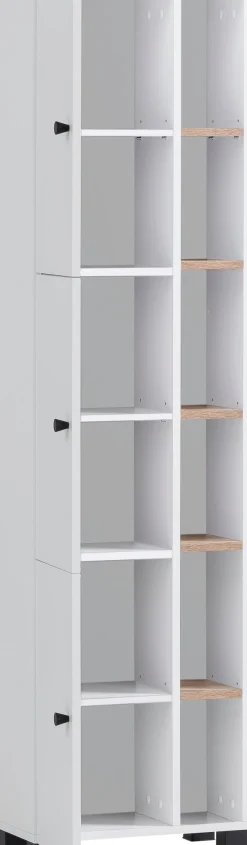 welltime Hochschrank »Lugo, Hochschrank, Made in Germany, B: 45 cm« Solide Verarbeitung - Dieses Produkt ist in Deutschland gefertigt