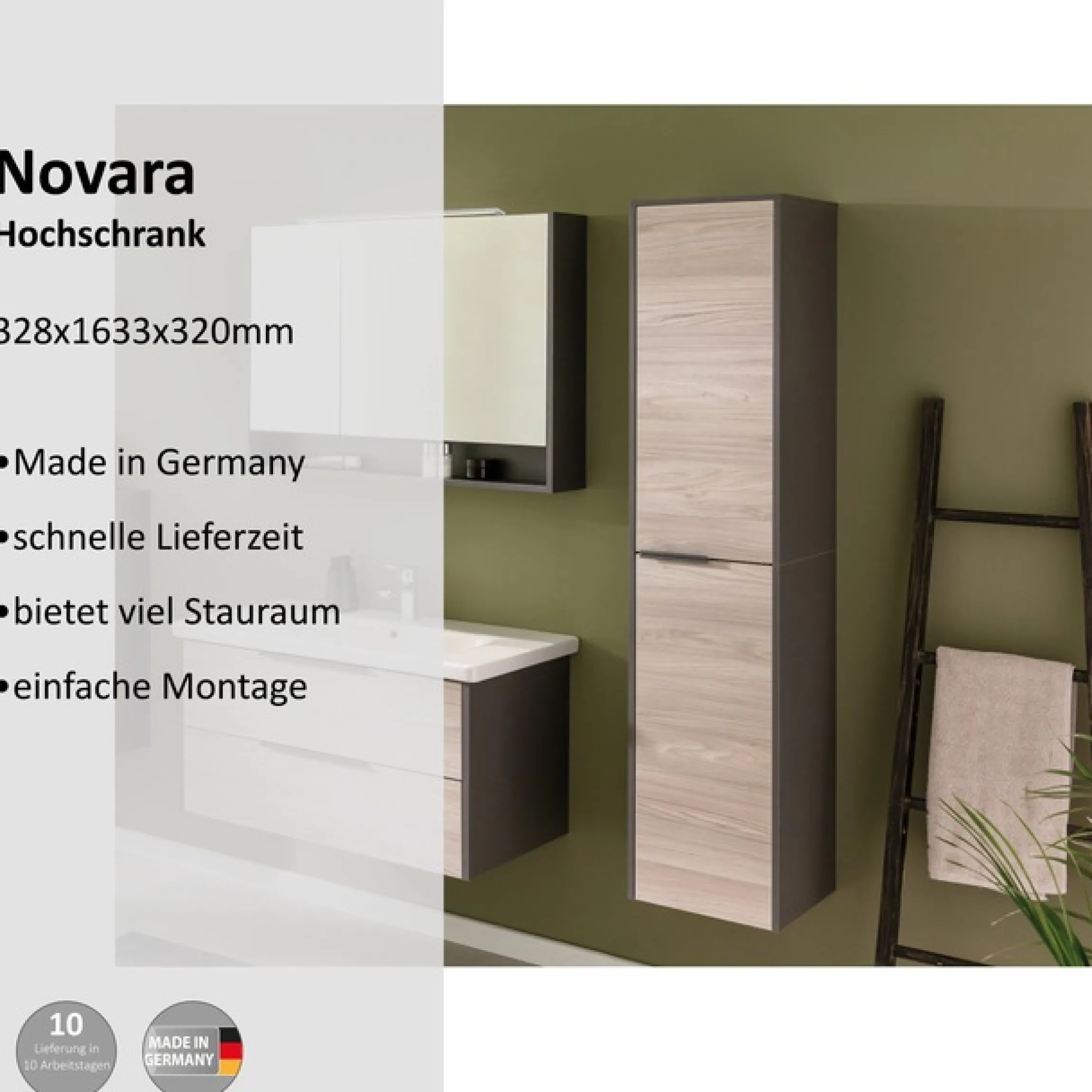 welltime Hochschrank »Novara«