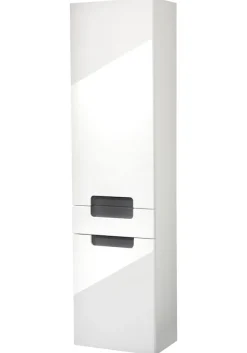 welltime Hochschrank »Siena« Breite 40 cm, mit hochglänzenden Fronten in weiß