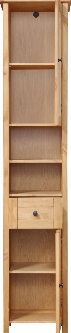 welltime Hochschrank »Sylt« Badmöbel im Landhaus-Stil, Breite 40 cm, aus Massivholz