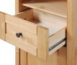 welltime Hochschrank »Sylt« Badmöbel im Landhaus-Stil, Breite 40 cm, aus Massivholz