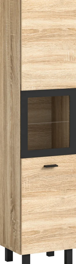 welltime Hochschrank »Tampa, Höhe 125cm, hängend oder stehend montierbar« Badschrank, Bad-Hängeschrank, Badezimmer, Bad-Möbel