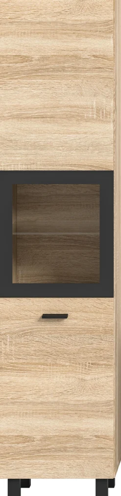 welltime Hochschrank »Tampa, Höhe 125cm, hängend oder stehend montierbar« Badschrank, Bad-Hängeschrank, Badezimmer, Bad-Möbel