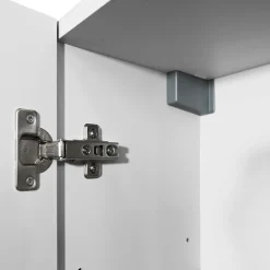 welltime Hochschrank »Vela, Hochschrank, Badschrank schmal, Badezimmerschrank, hängend« 1 Stk. tlg. Breite 30 cm, 2 hochglanzlackierte Türen, 5 verstellbare Fächer
