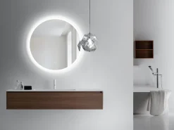 welltime LED-Lichtspiegel »Aura« mit Lichtfarbenwechsler und Dimmschalter, in verschiedenen Größen
