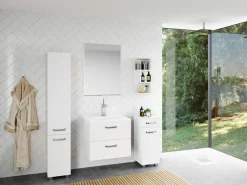 welltime Midischrank »Cosmo« BxTxH: ca. 30x32,5x76,5 cm, 2 Fächer, Türanschlag wechselbar